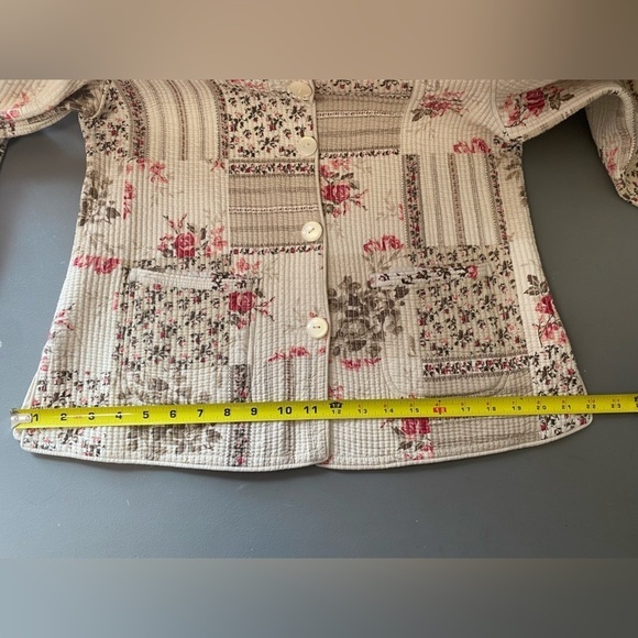 VINTAGE Northern Reflections Reversible Lightweight Floral Jacket - Picture 14 of 15